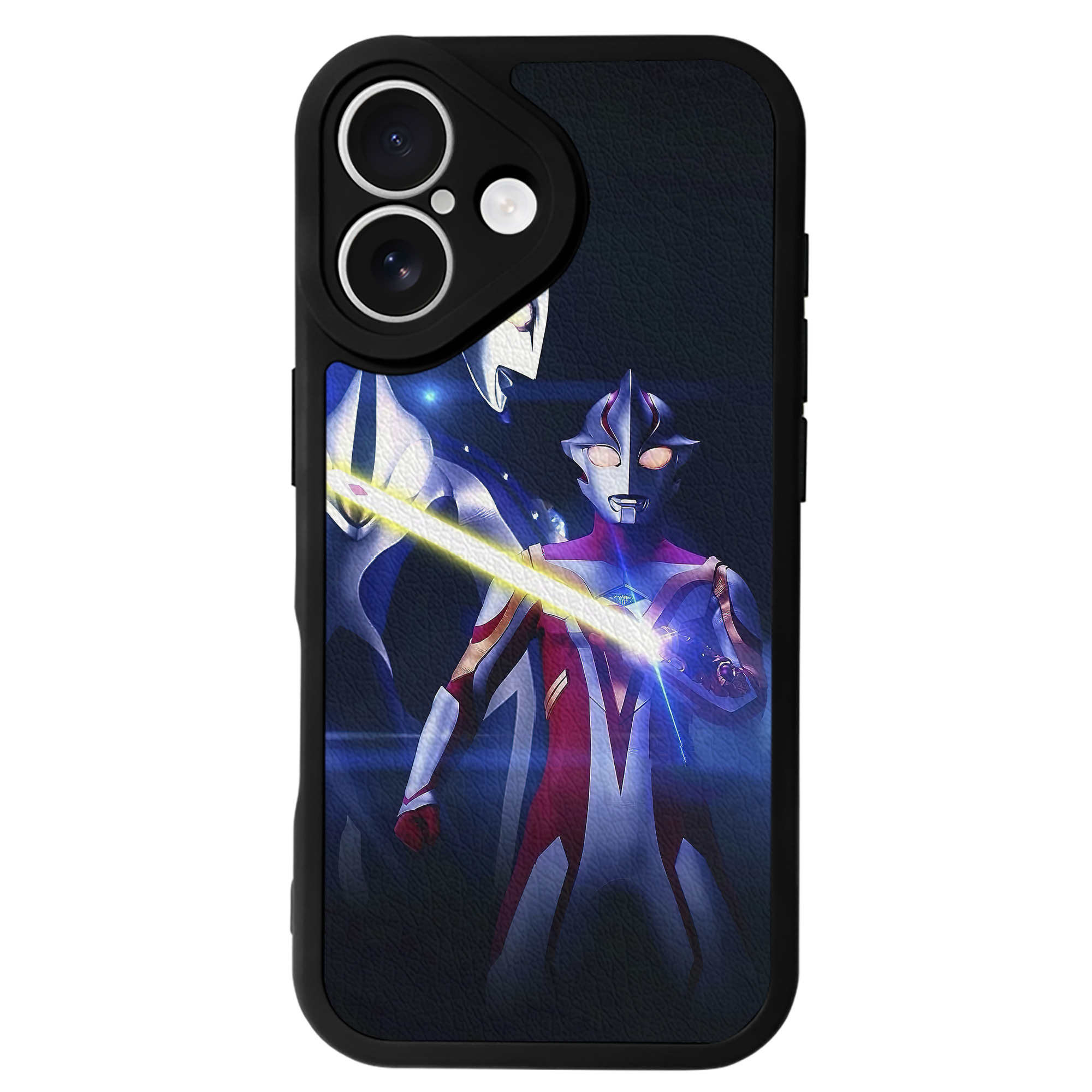 （画像用） ウルトラマン Ultraman 【iPhone 16シリーズ対応】シリコンスマホケース（レザー調） 材質：シリコン